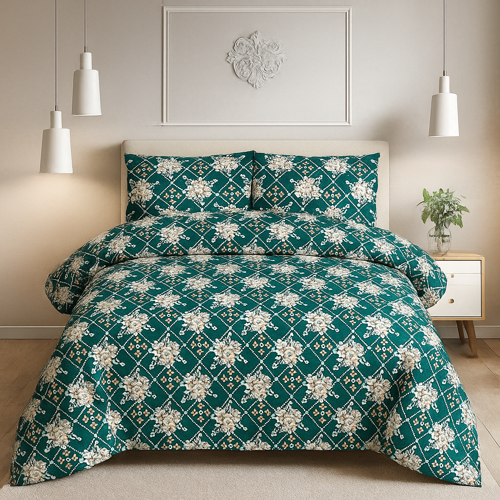 Qelen Gold Bedsheet Set 3pcs