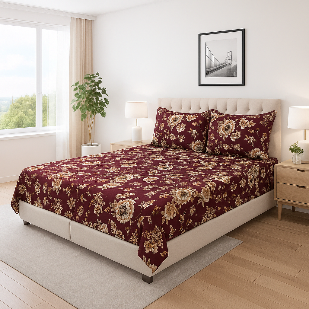 Zimar Bedsheet Set 3 Pcs