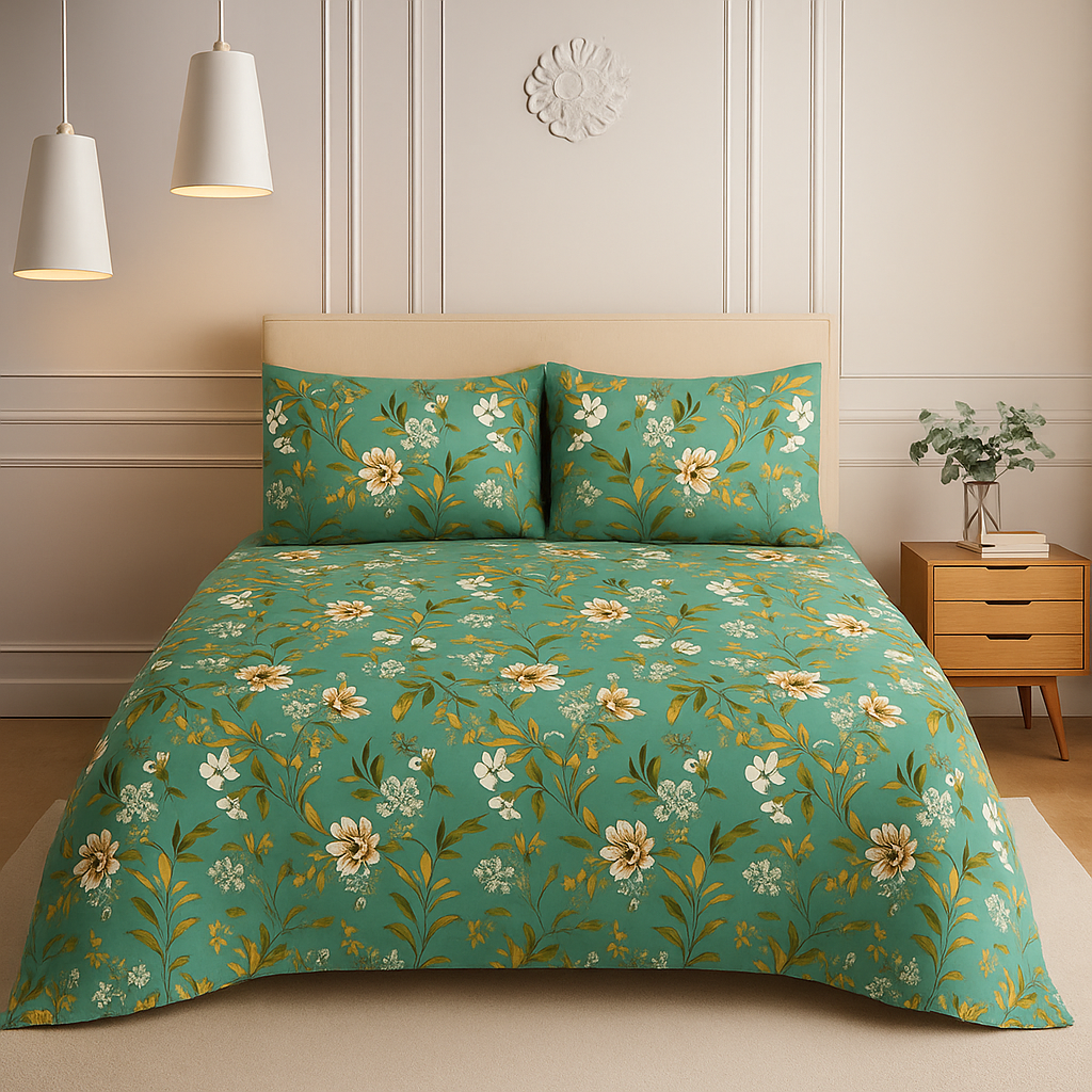 Dolbin Gold Bedsheet Set 3pcs