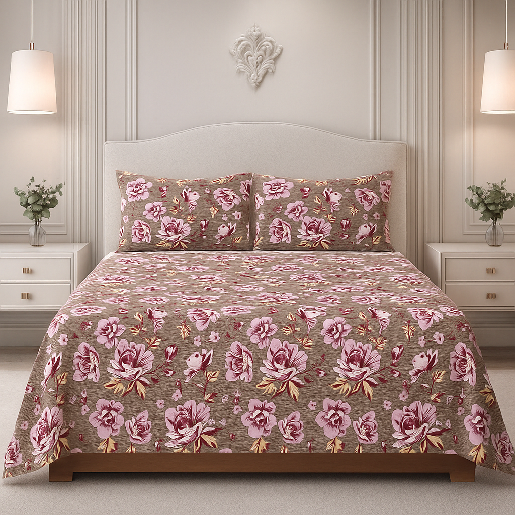 Garif Gold Bedsheet Set 3pcs