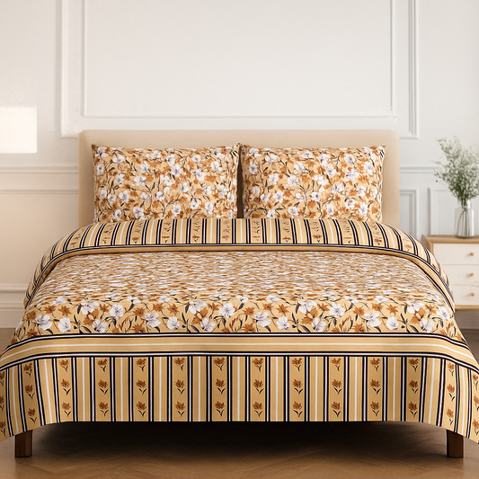 Renol Gold Bedsheet Set 3pcs