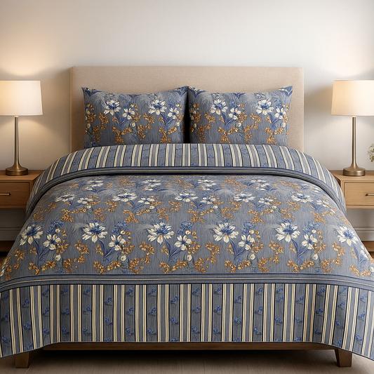 Sabi Gold Bedsheet Set 3pcs