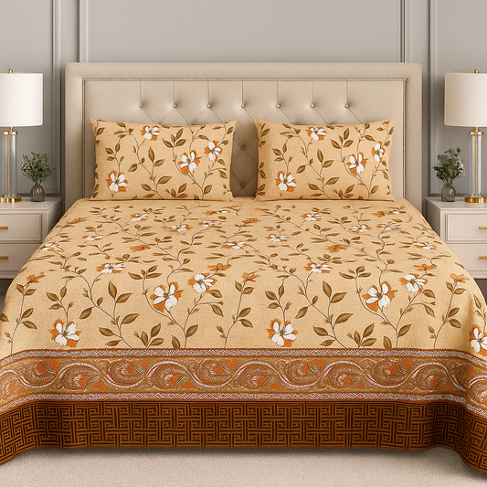 Favel Gold Bedsheet Set 3pcs