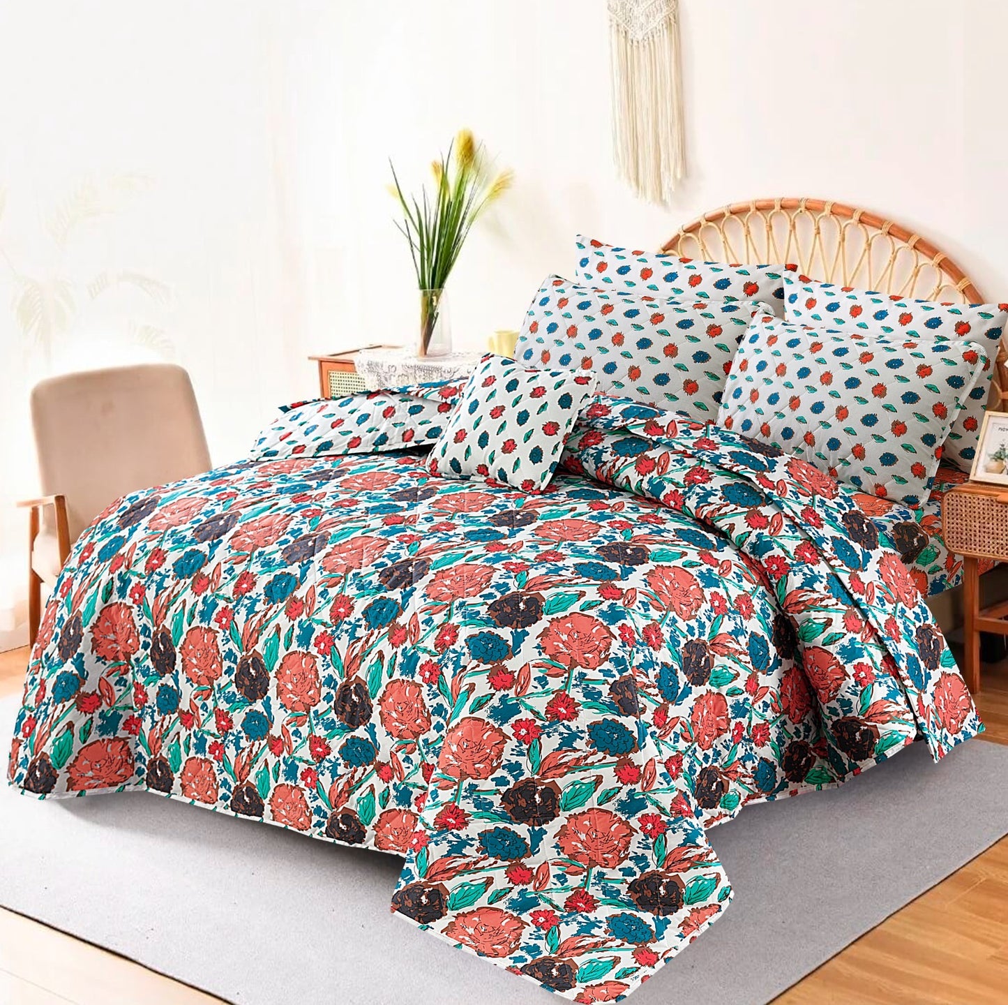 Regny Comforter Set 7 Pcs