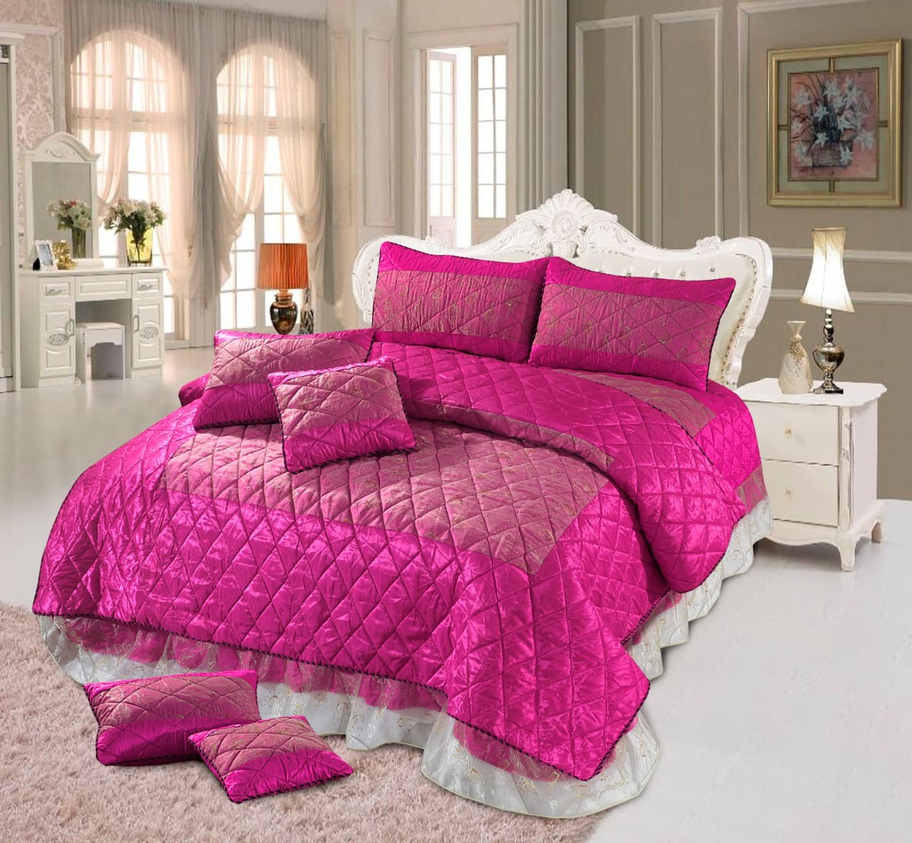 Bridle Orghanza Quilt Set 8Pcs D12