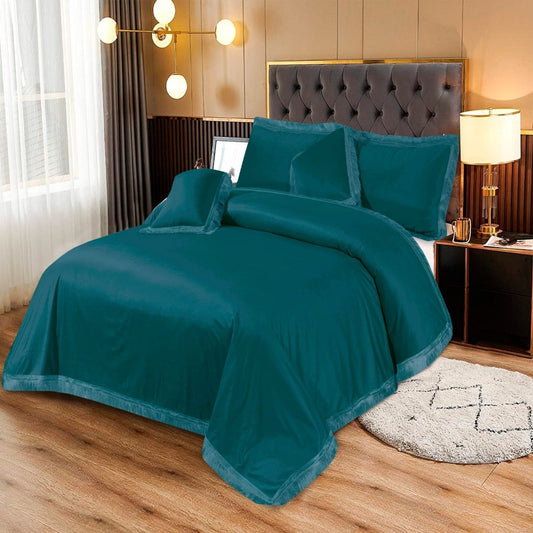 Sweet Creny Velvet BedSheet 5 Pcs