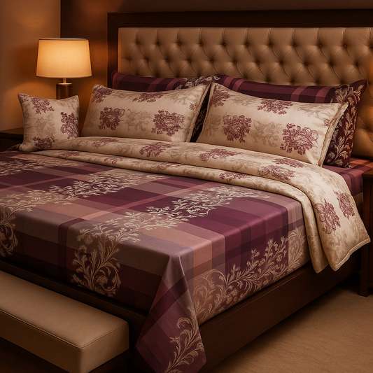 Catlin Luxury Comforter Set 7pcs