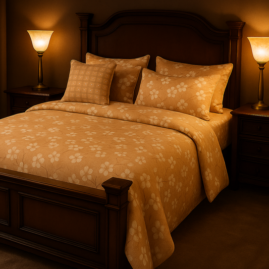 Weelin Luxury Comforter Set 7pcs
