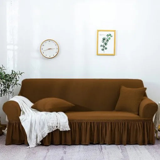 Mesh Sofa Cover - Copper Brown Colour