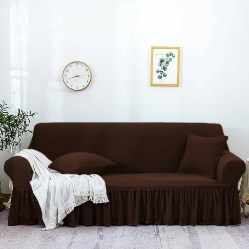 Mesh Sofa Cover - Coffee Colour